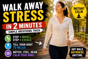 Turn Any Walk Into Stress Relief (Backed by Your Breath)